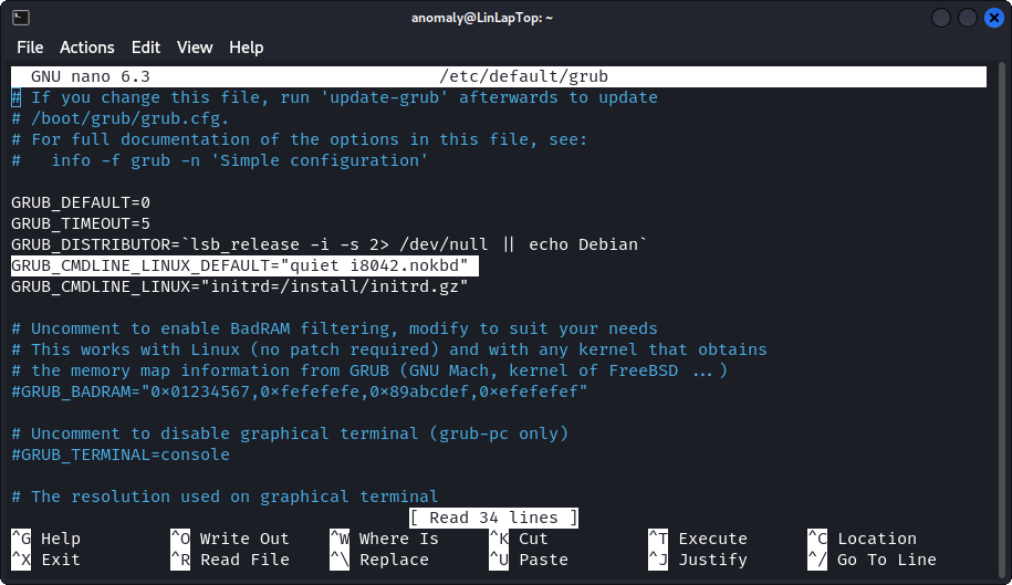 disable keyboard 2